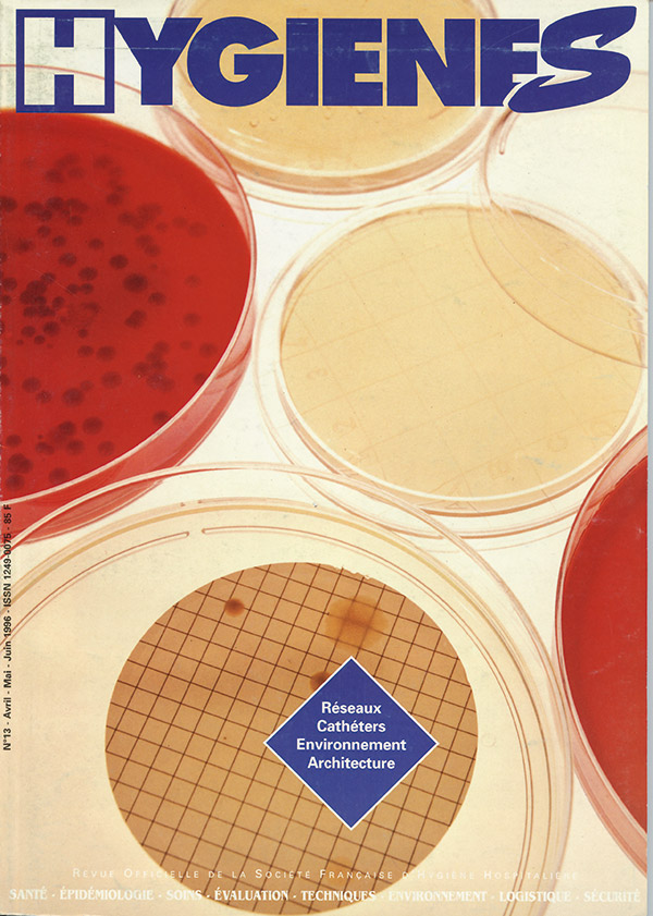 Hygiènes - Volume IV - n°2 - Juin 1996