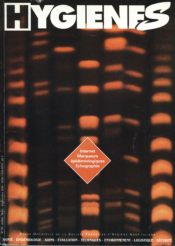 Hygiènes - Volume IV - n°3 - Septembre 1996