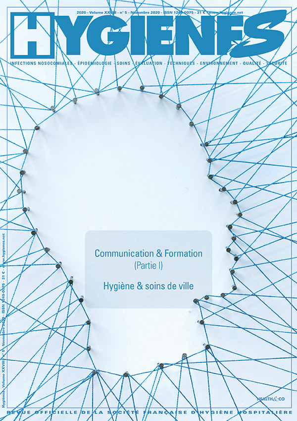 Hygiènes - Volume XXVIII - n°5 - Novembre 2020