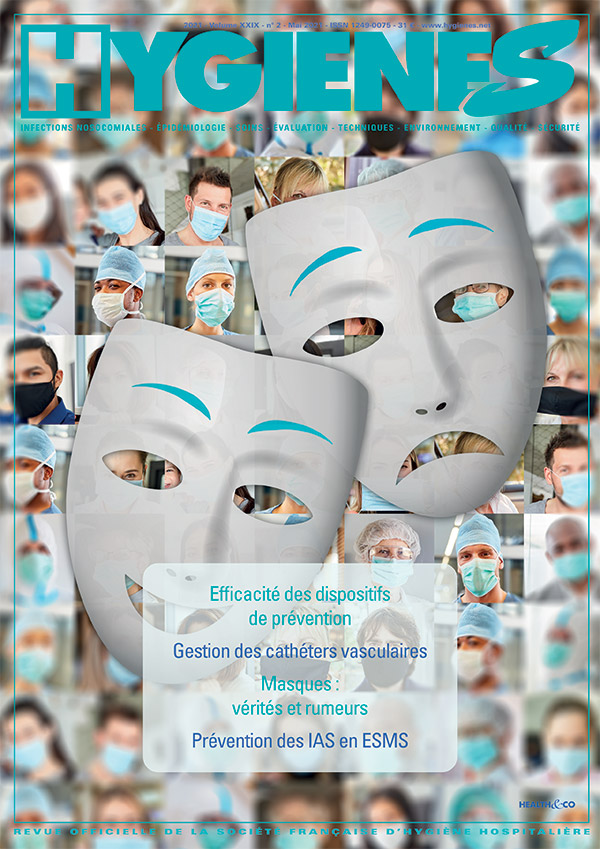 Hygiènes - Volume XXIX - n°2 - Mai 2021