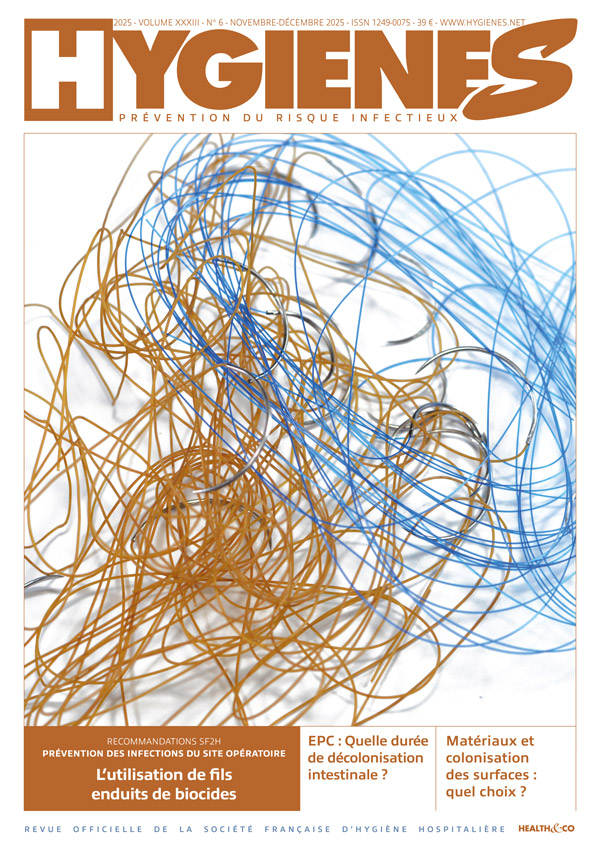 Couverture du Volume XXXIII - n°6 - Décembre 2025